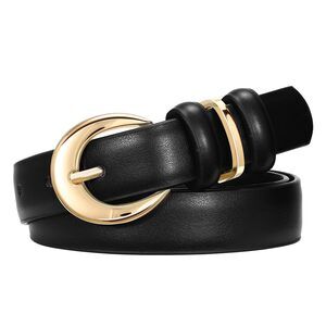 3372 Women Leather Belt For Jeans Pants Fashion Ladies Skinny Dress Waist Belt
